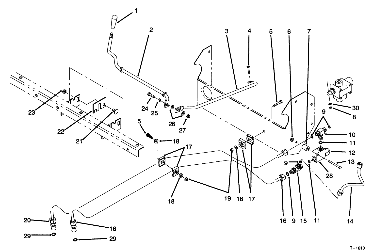 Lift Valve Linkage Assembly