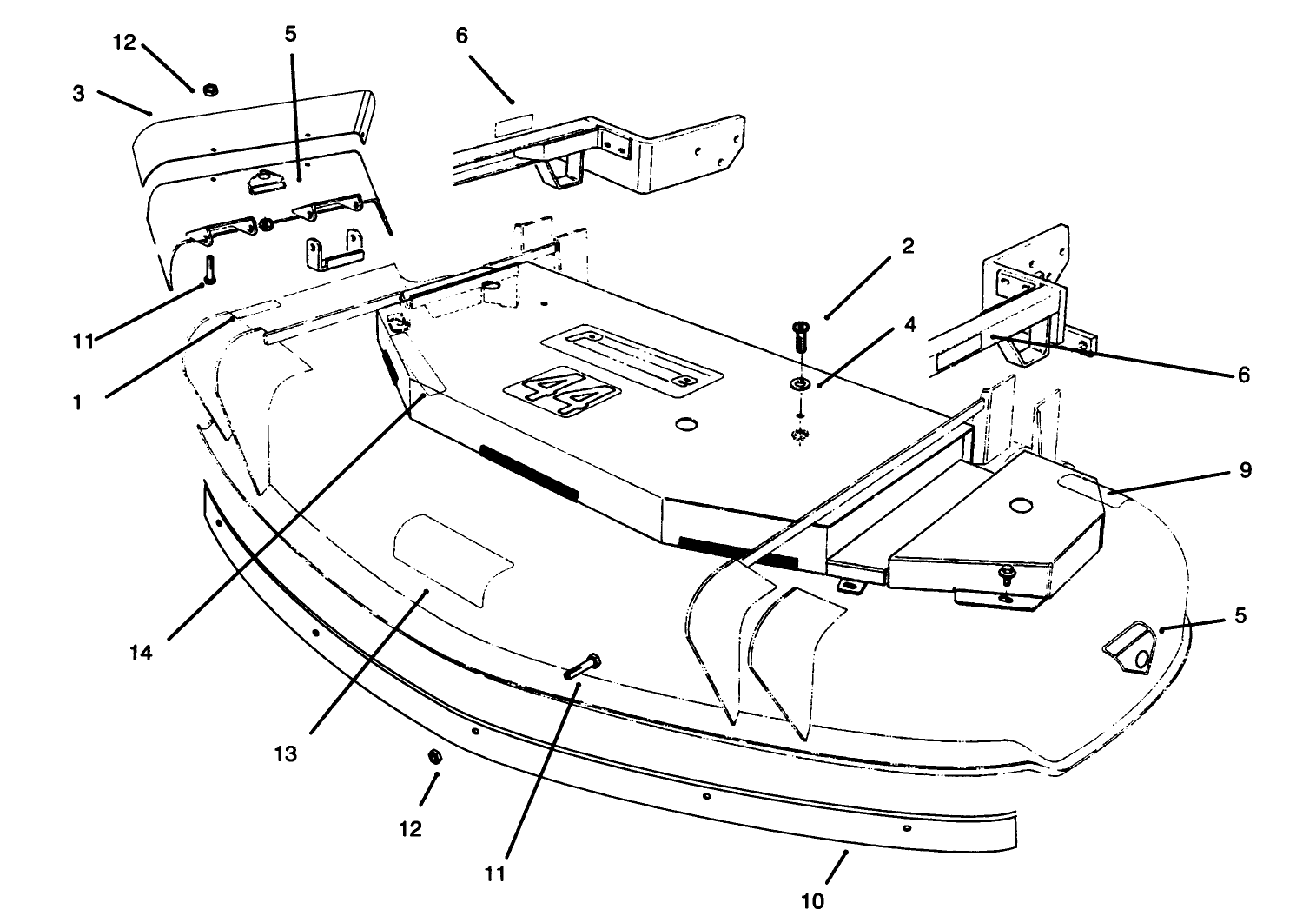 Decals, Baffle And Attachina Parts (model No. 30144)