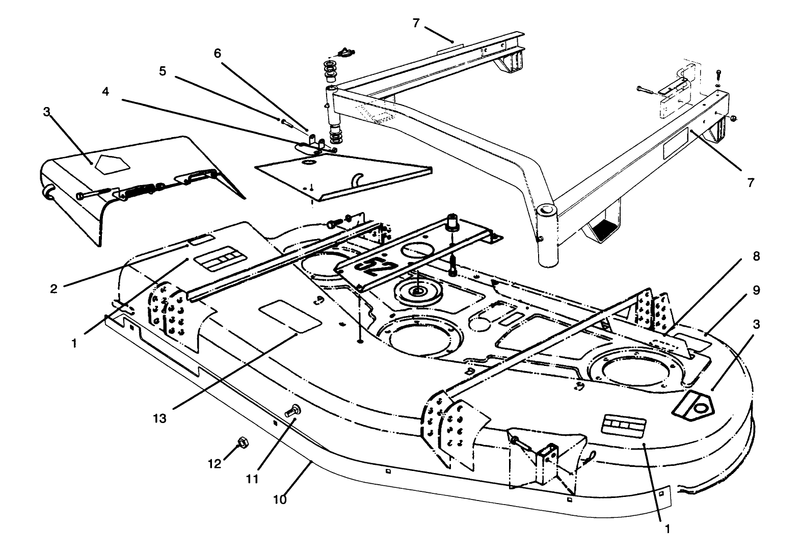 Decals, Baffle, Latch Retainer Model No. 30753