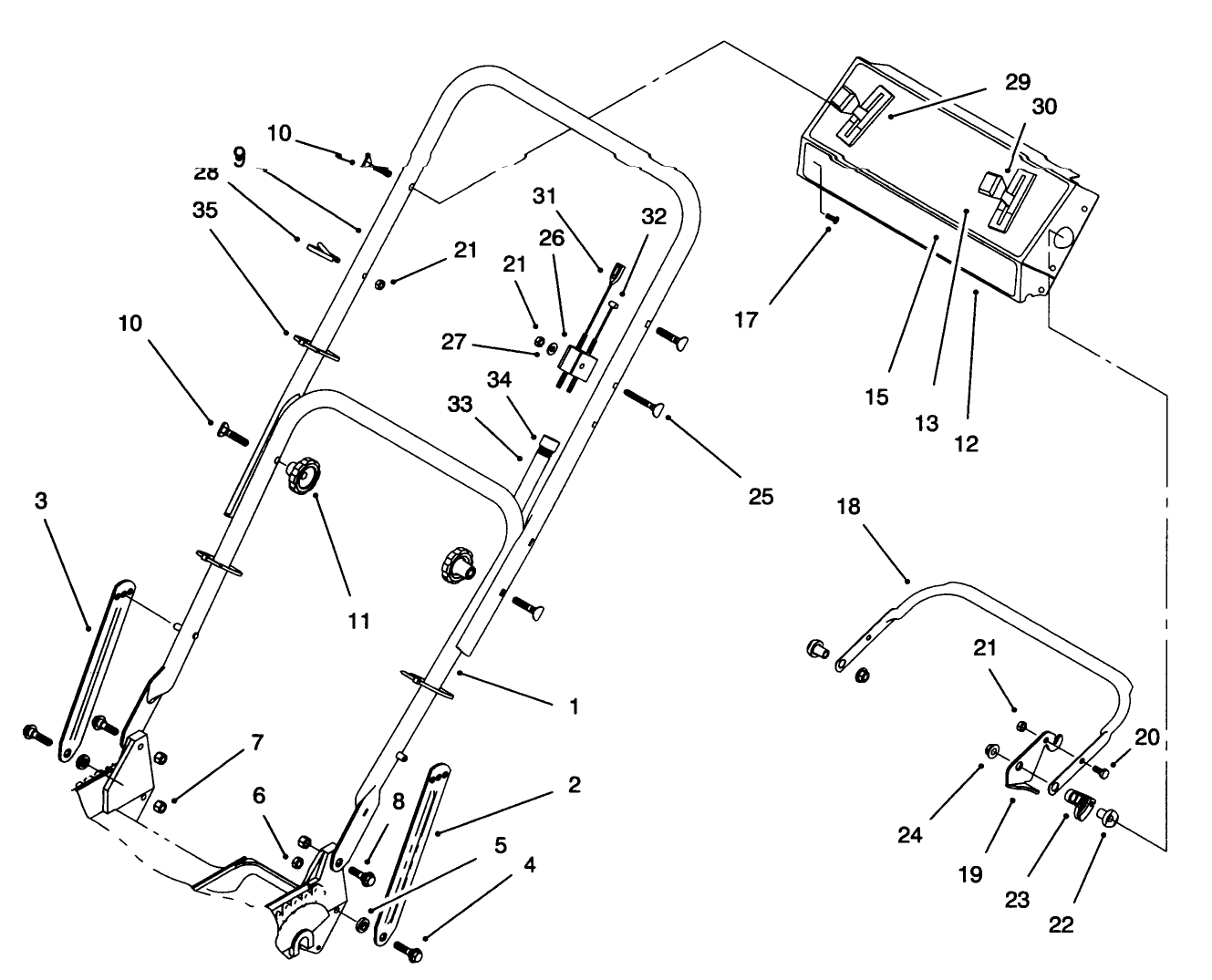 Handle Assembly (model No. 20462 Only)