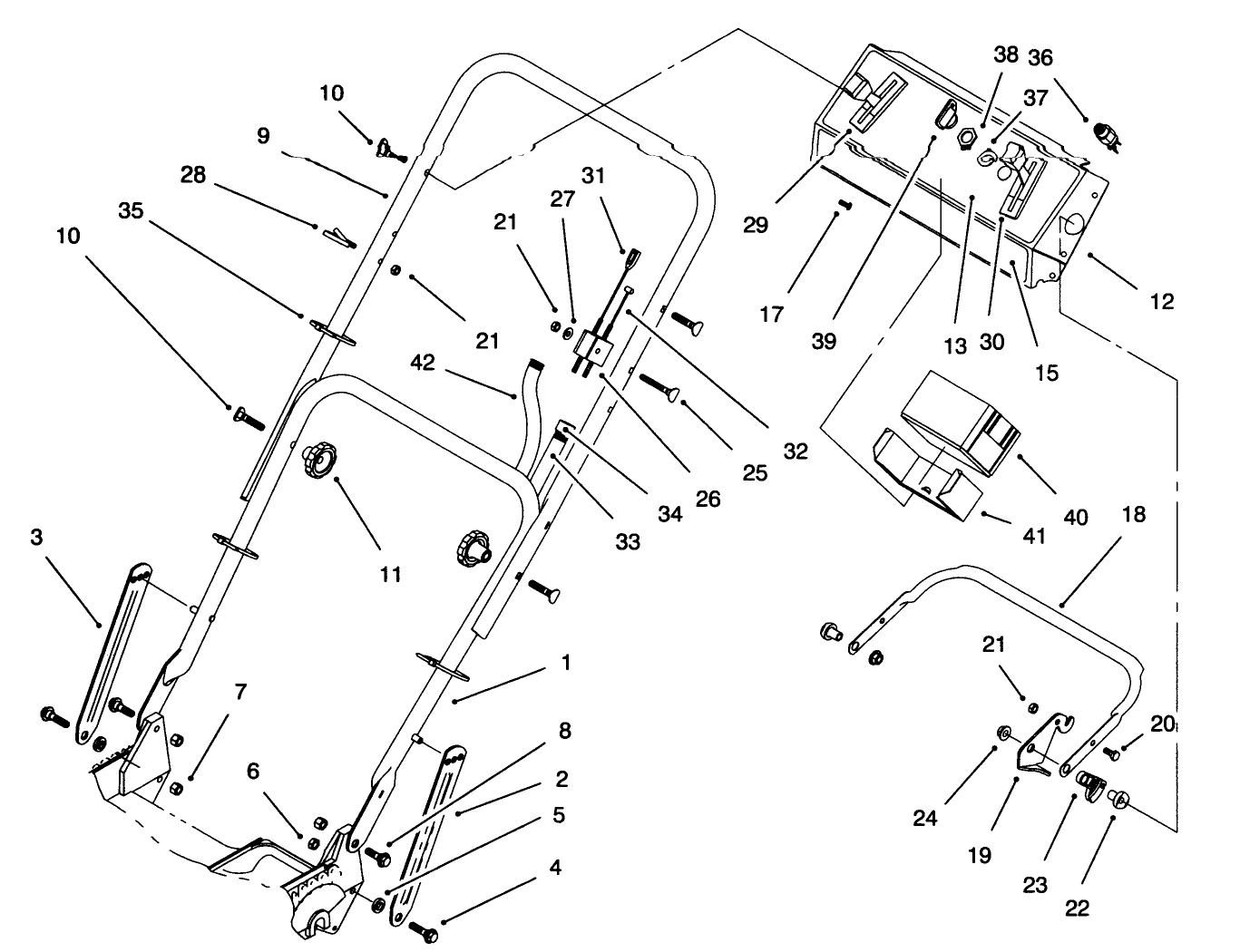 Handle Assembly (model No. 20463 Only)