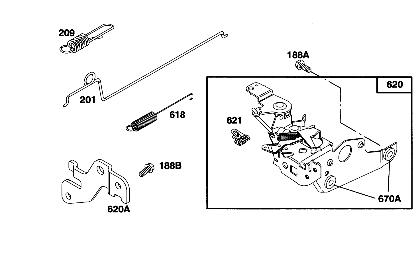 Engine Briggs & Stratton Model 128802-0615-01