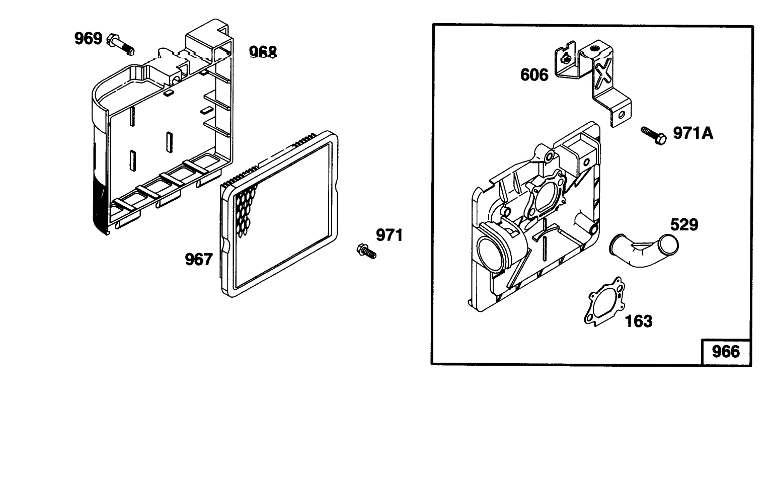 Engine Briggs & Stratton Model 128802-0615-01