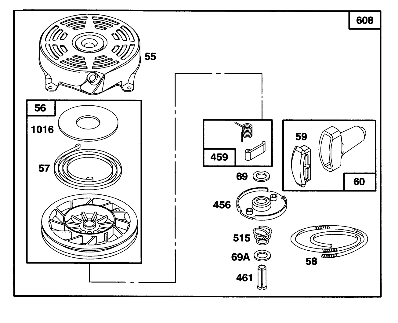 Engine Briggs & Stratton Model 128802-0615-01
