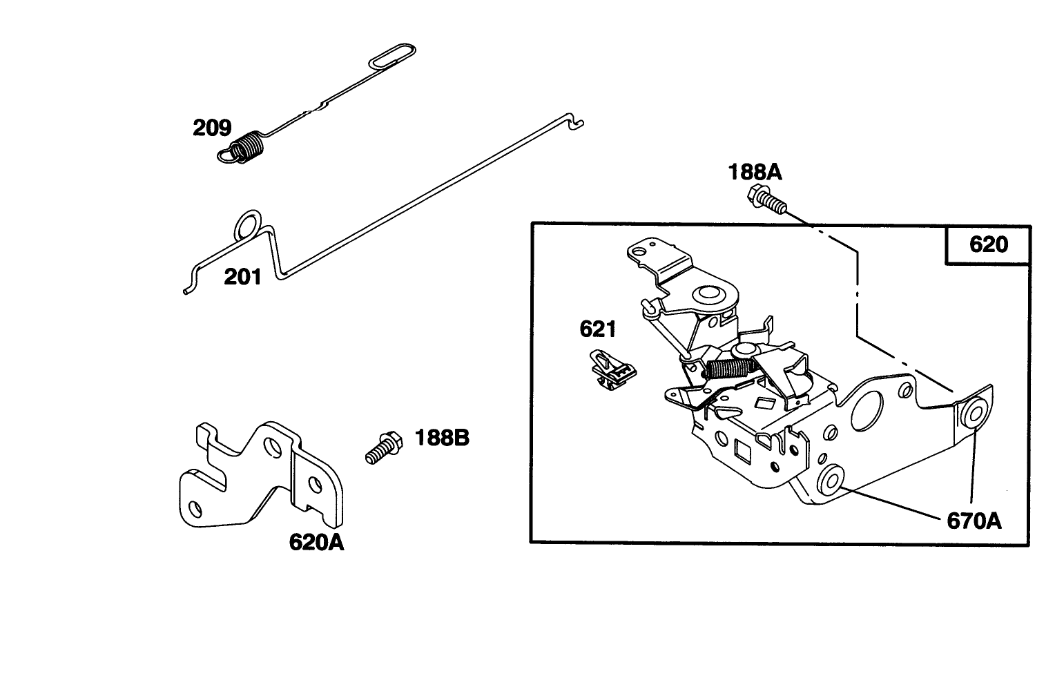 Engine Briggs & Stratton Model 128807-0658-01