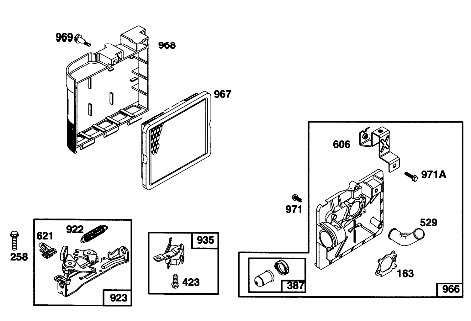 Engine Briggs & Stratton Model 128807-0658-01