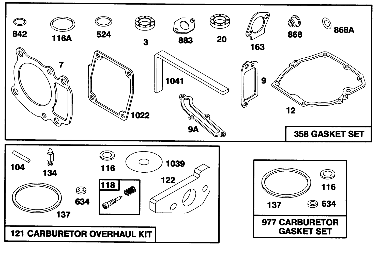 Engine Gts 150 Model 97772-0118-02