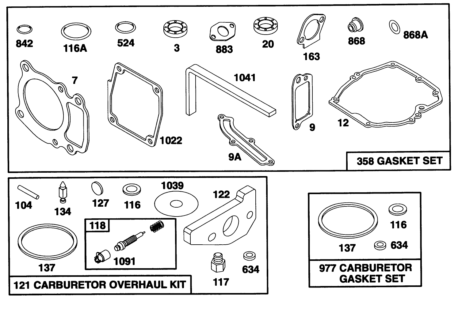 Engine Gts 150 Model 97772-0318-A2