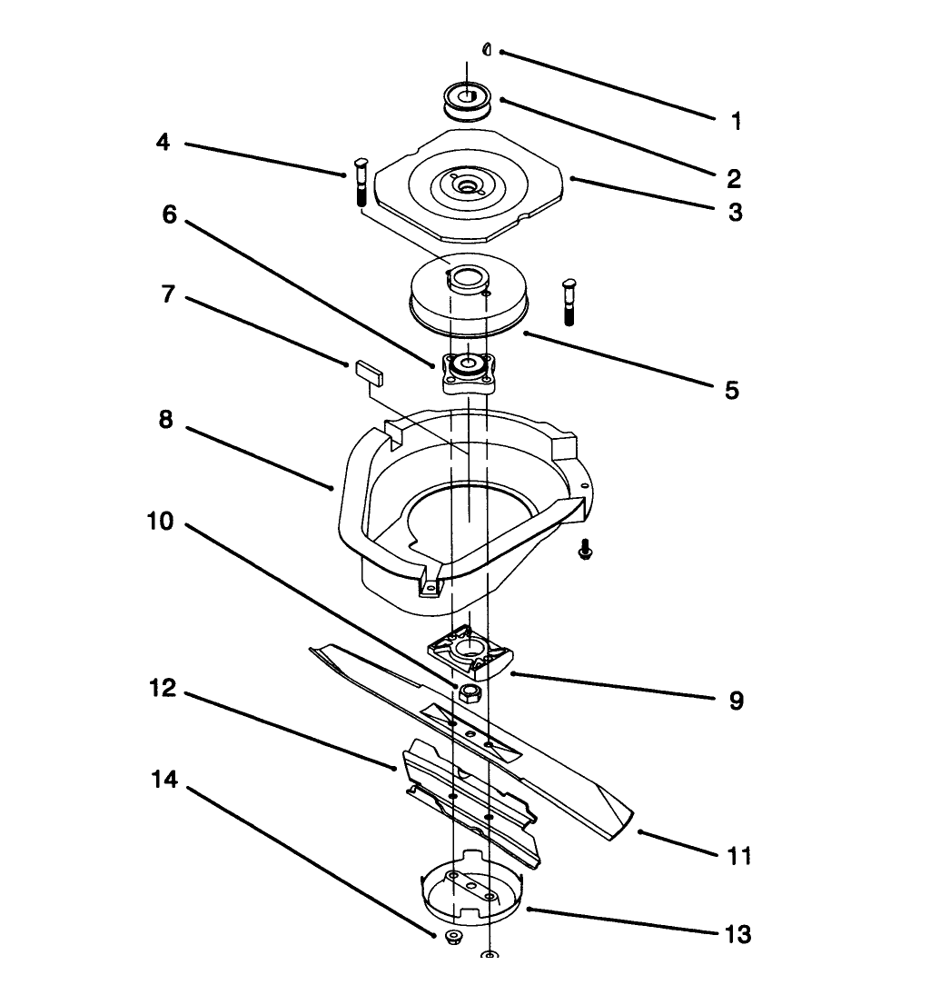 Blade Brake Clutch Assembly