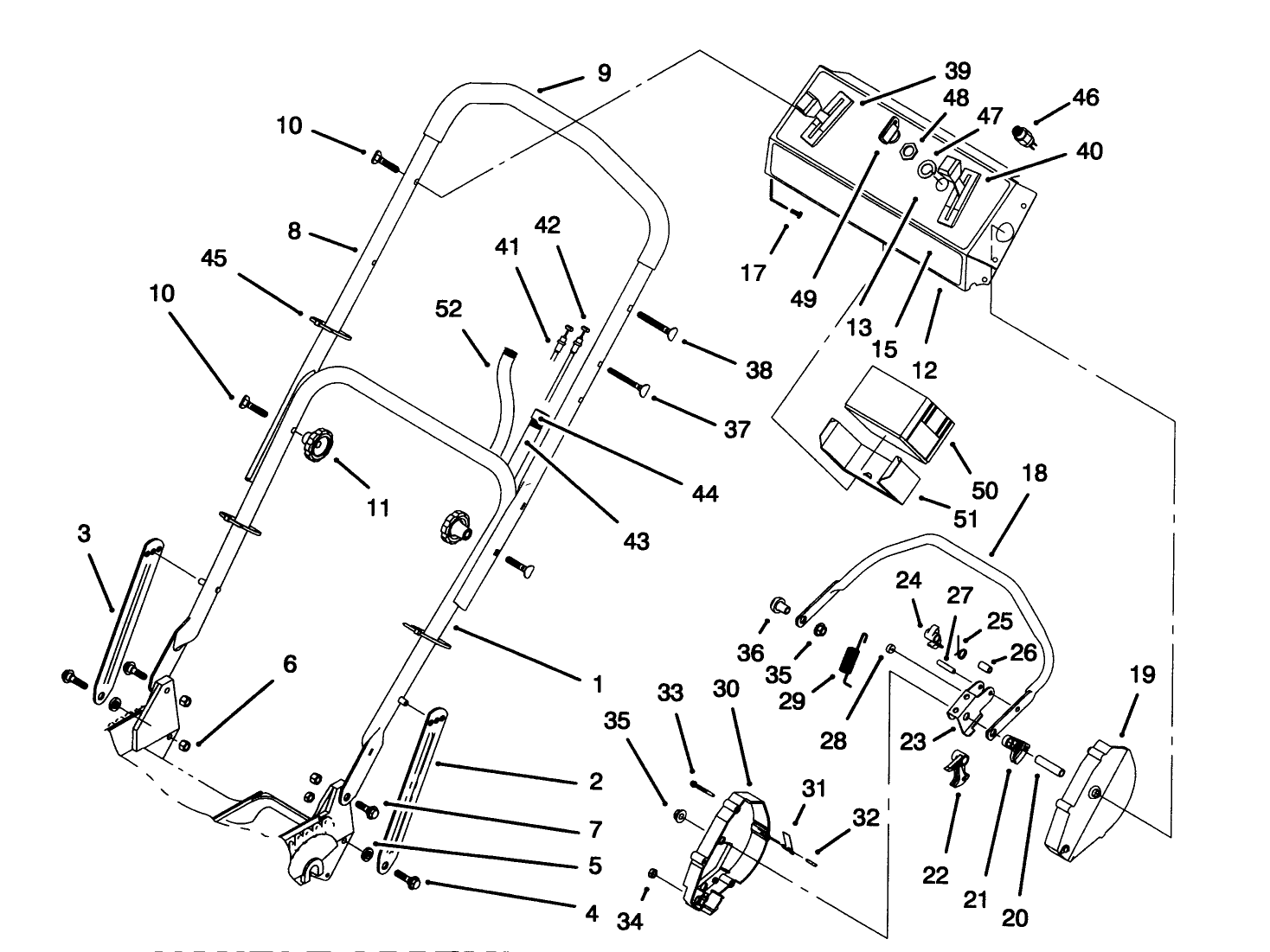 Handle Assembly (model No. 20466 Only)