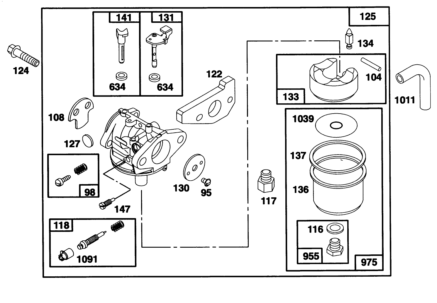 Engine Gts 150 (model No. 20465 Only)(model No. 97772-0310-A2)