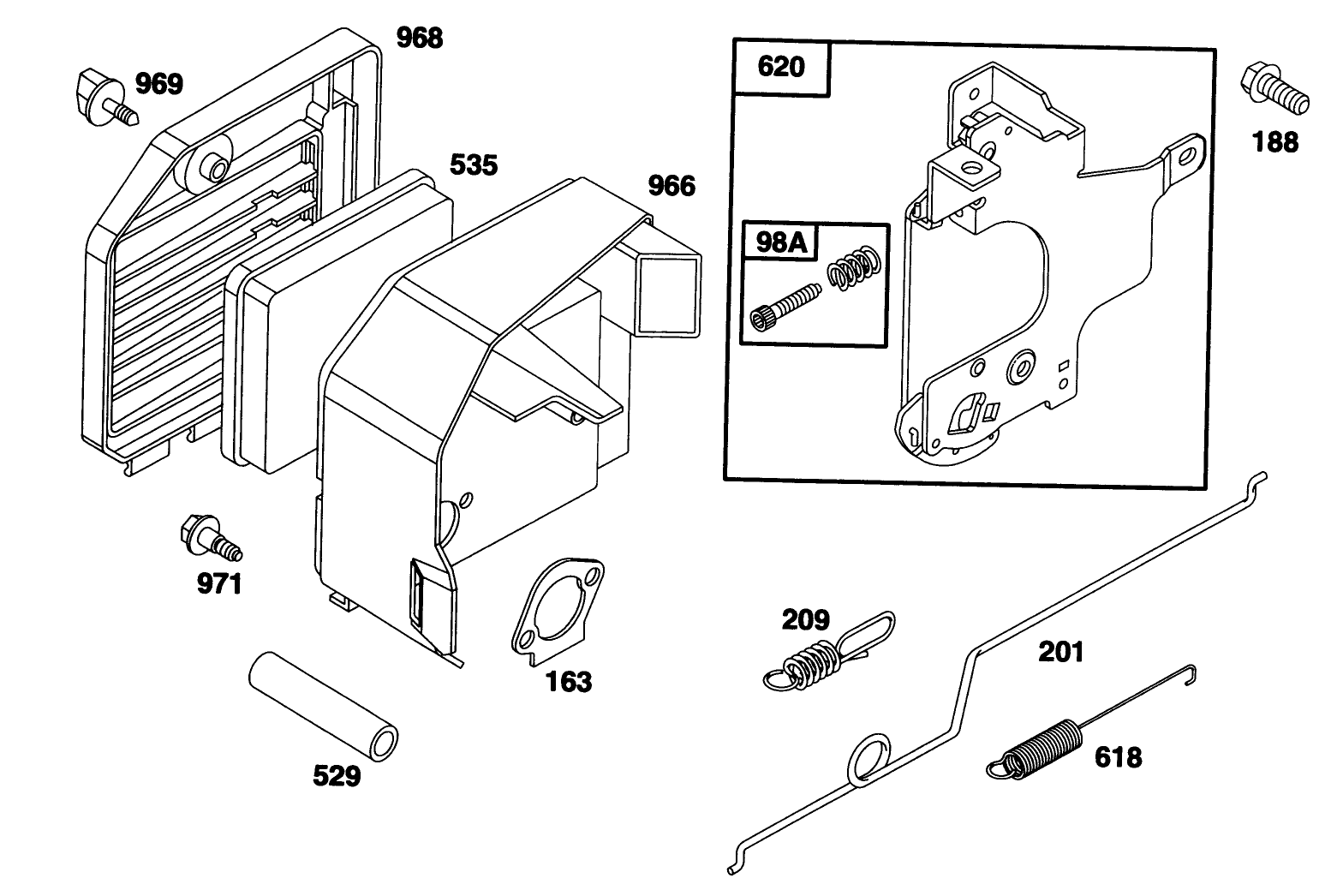 Engine Gts 150 (model No. 20465 Only)(model No. 97772-0310-A2)
