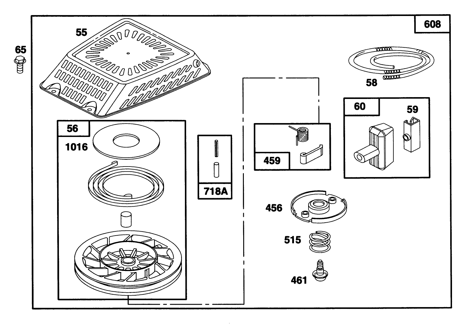 Engine Gts 150 (model No. 20465 Only)(model No. 97772-0310-A2)