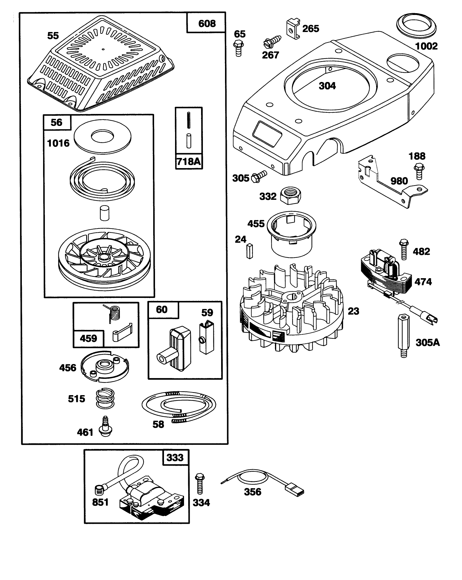 Engine Gts-150 (model No. 20466 Only)(model No. 97777-0110-01)