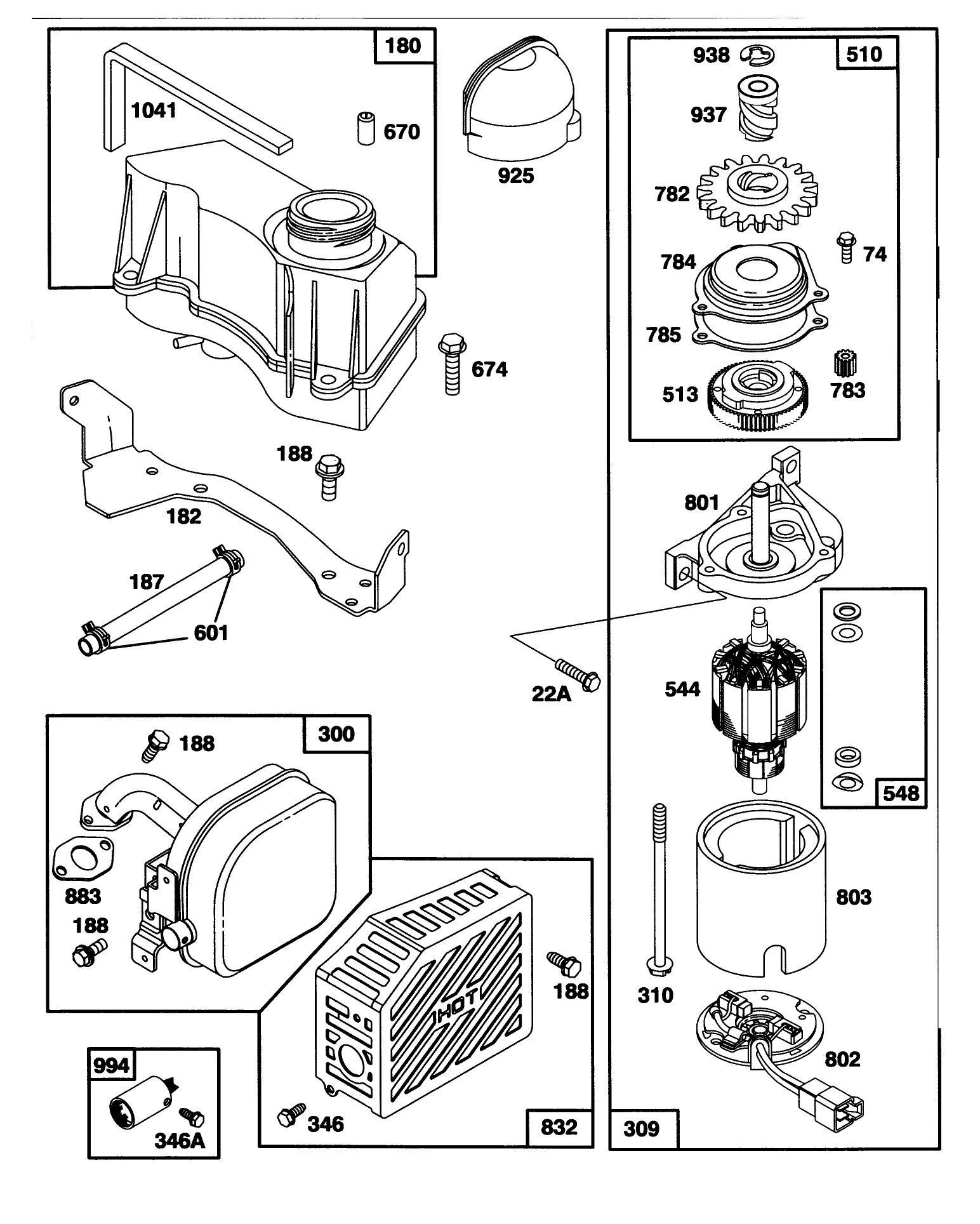 Engine Gts-150 (model No. 20466 Only)(model No. 97777-0110-01)