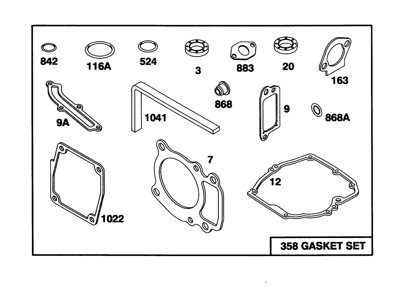 Engine Gts-150 (model No. 20466 Only)(model No. 97777-0110-01)
