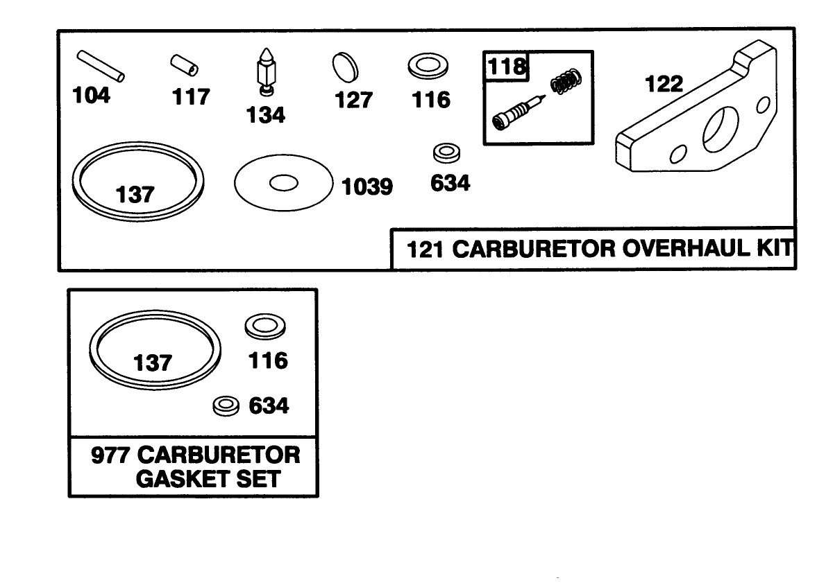 Engine Gts-150 (model No. 20466 Only)(model No. 97777-0110-01)