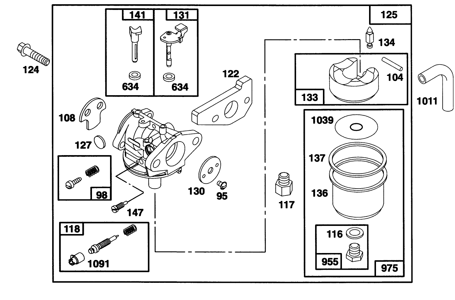 Engine Gts 150 (model No. 20466 Only)(model No. 97777-0311-A1)