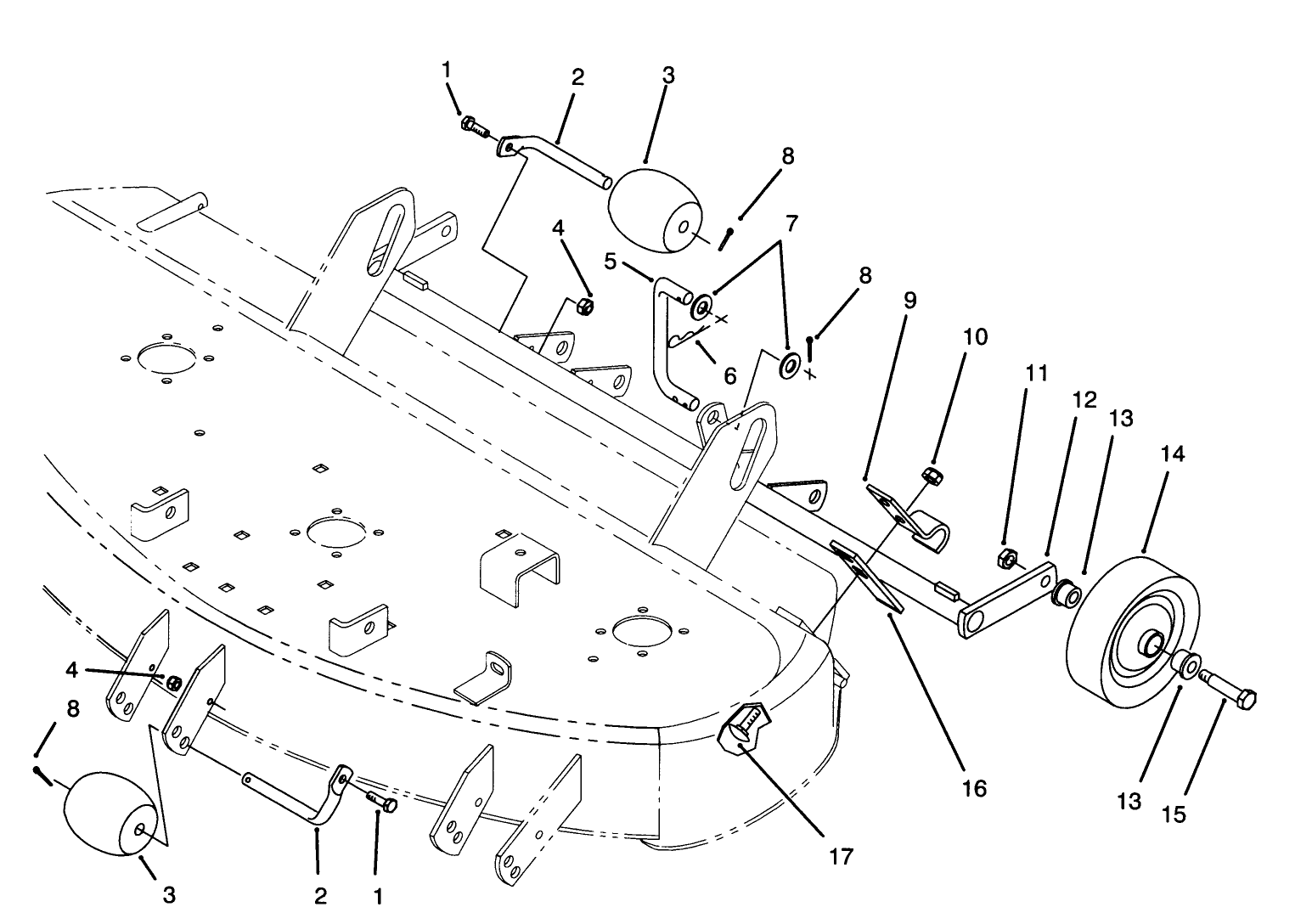 Gage Wheel & Roller Assembly