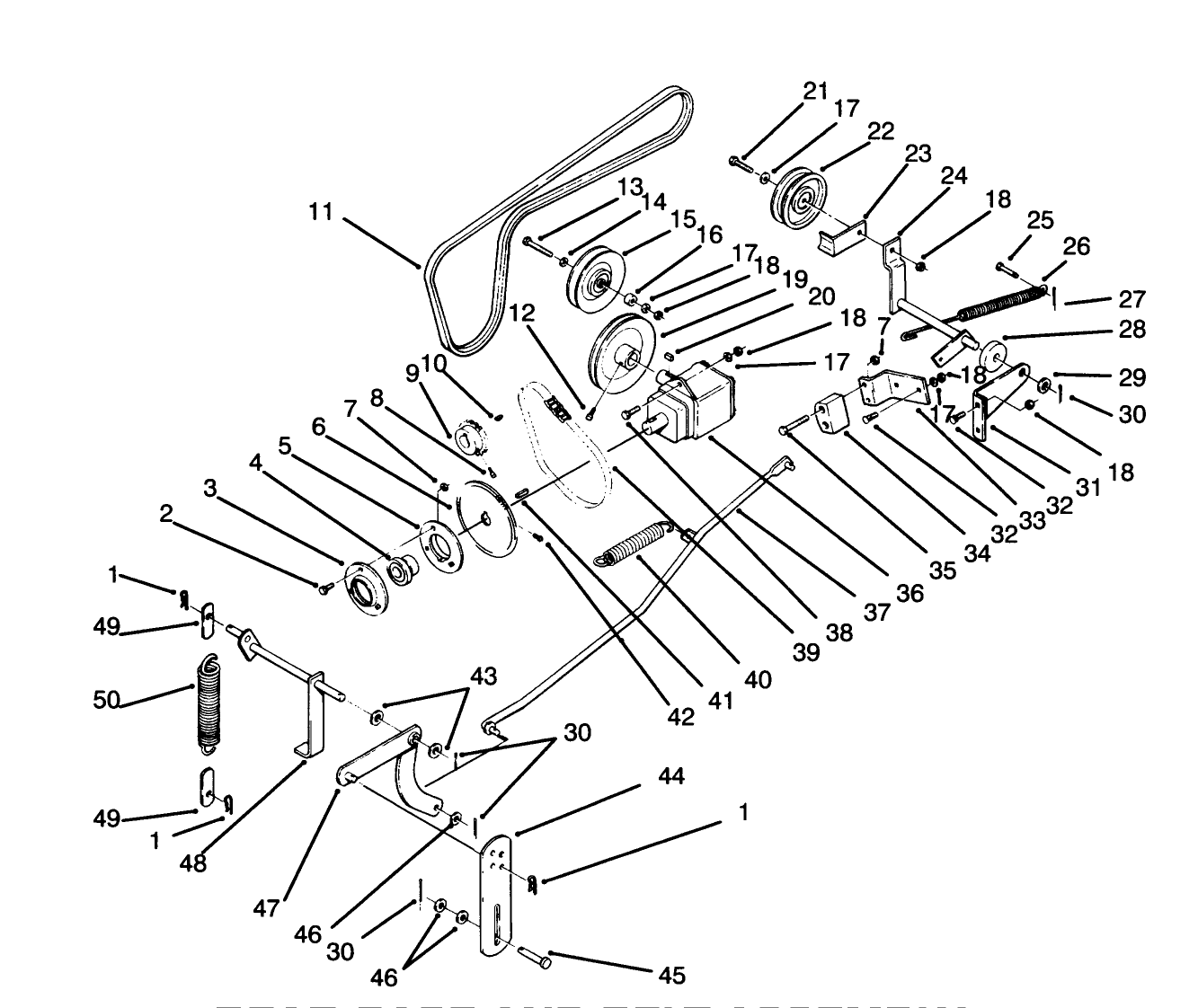 Gear Case And Belt Assembly