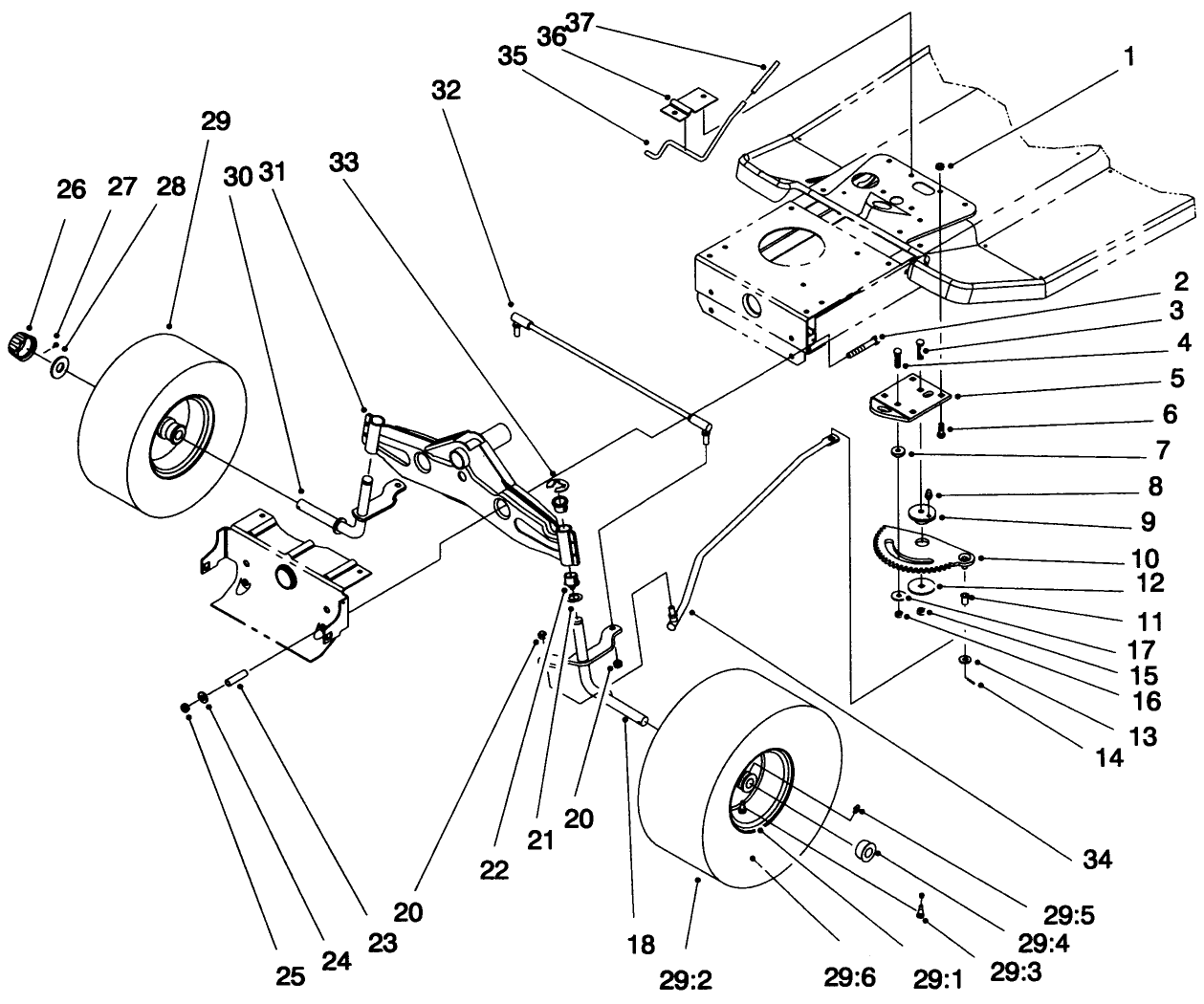 Parts – 15-44HXL Lawn Tractor | Toro
