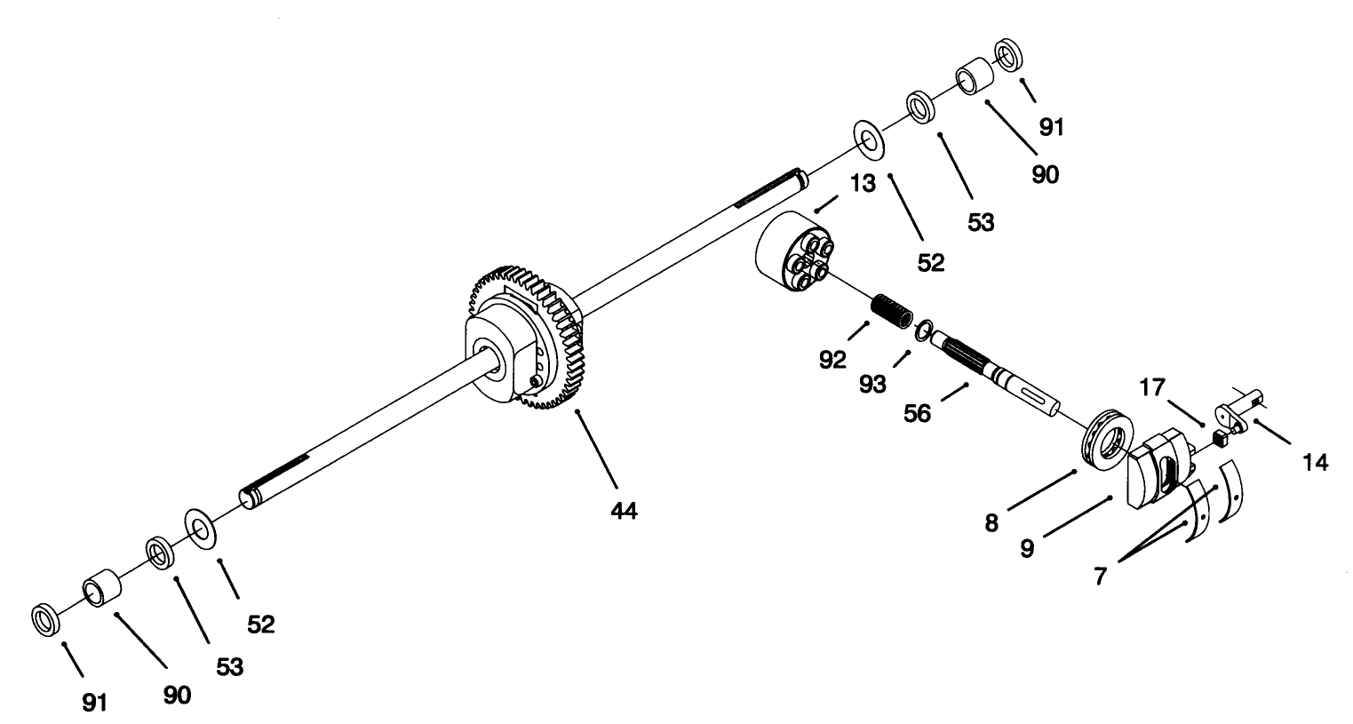 Hydro Transaxle Assembly (continued)