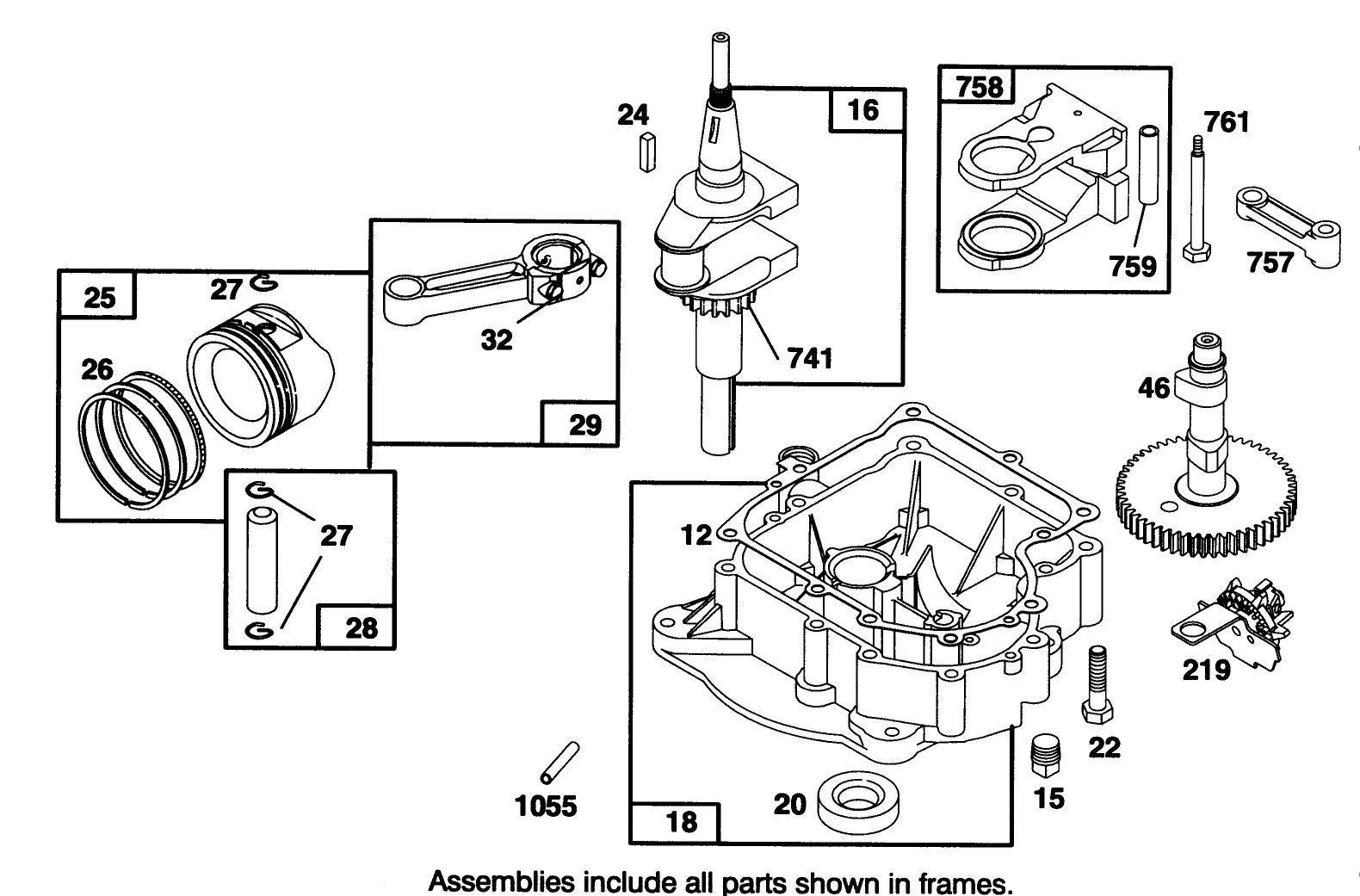 Engine Briggs & Stratton Model 28q777-0168-01