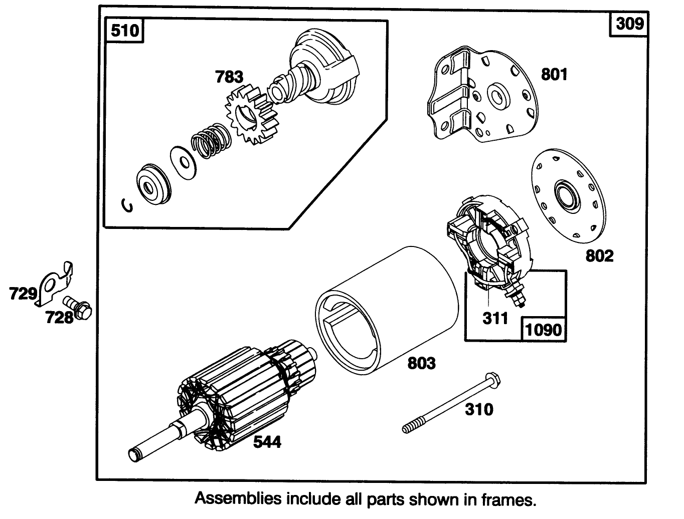 Engine Briggs & Stratton Model 28q777-0168-01