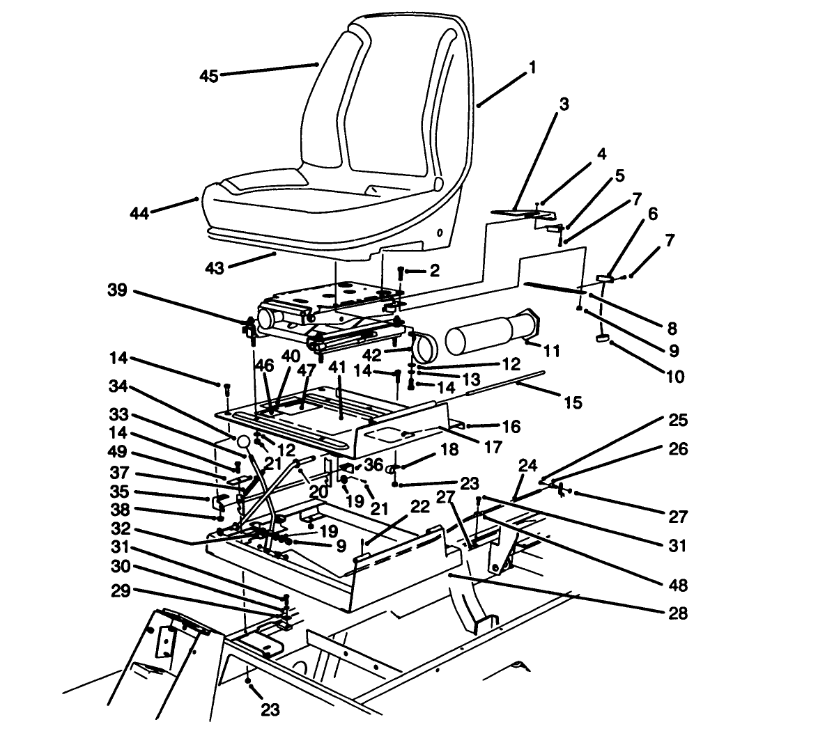 Seat & Throttle Assembly