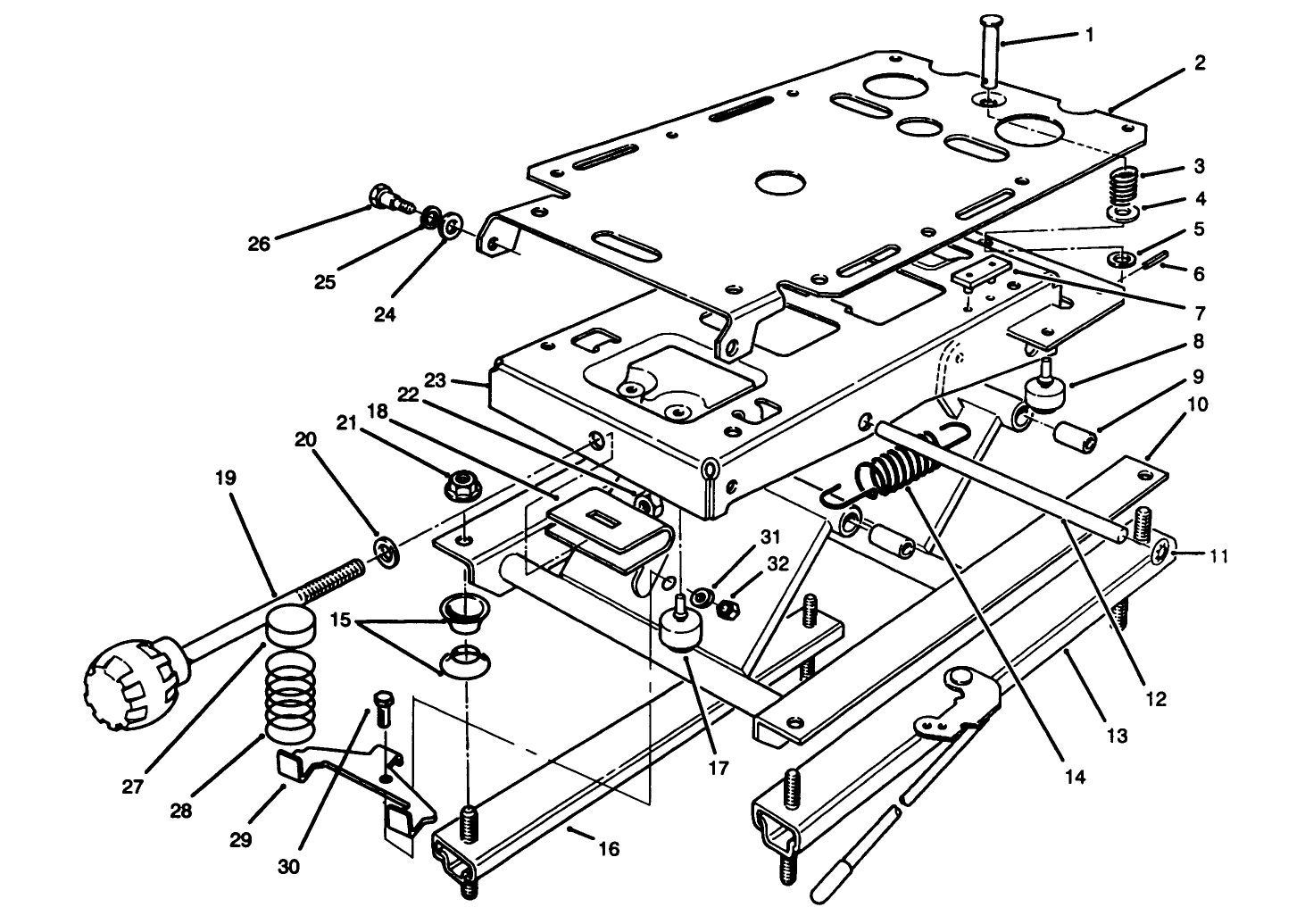 Seat Suspension Assembly