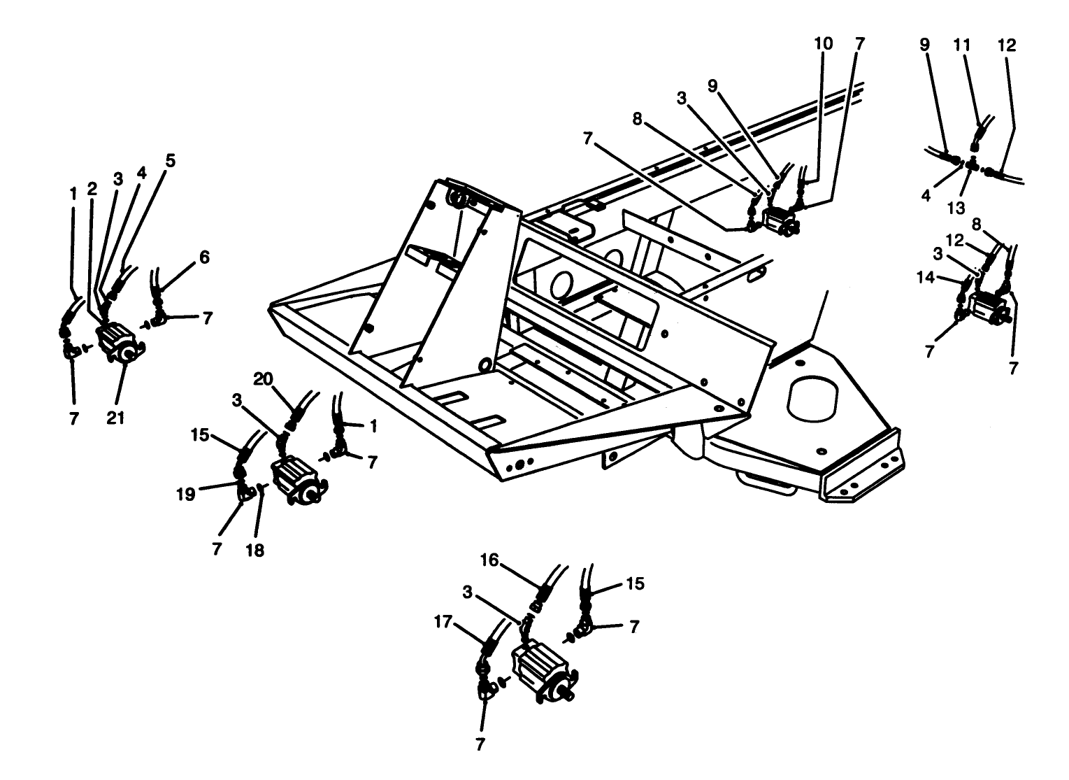 Cutting Unit Hydraulic Components