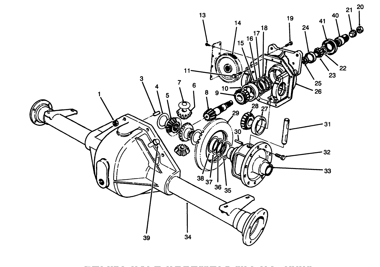 Front Axle Assembly No. 93-0084