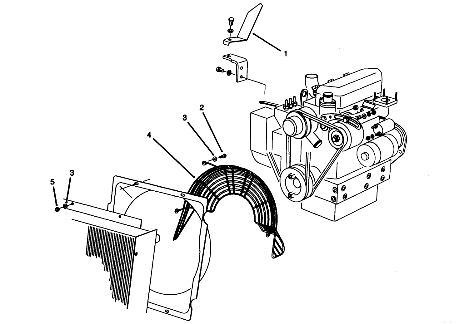 Fan Guard & Flywheel Shield Assembly (europe)