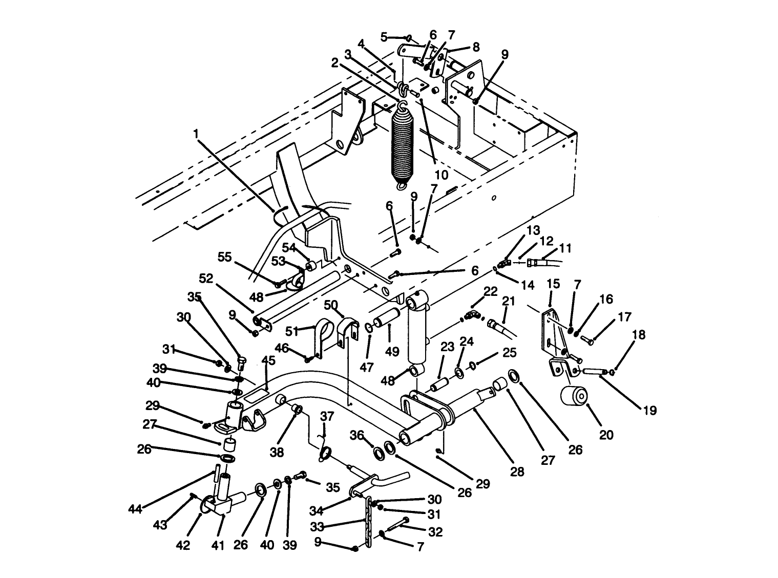 Rear Lift Arms Assembly