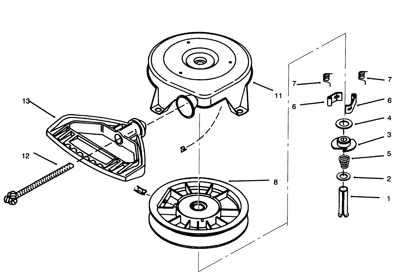 Rewind Starter No. 590672