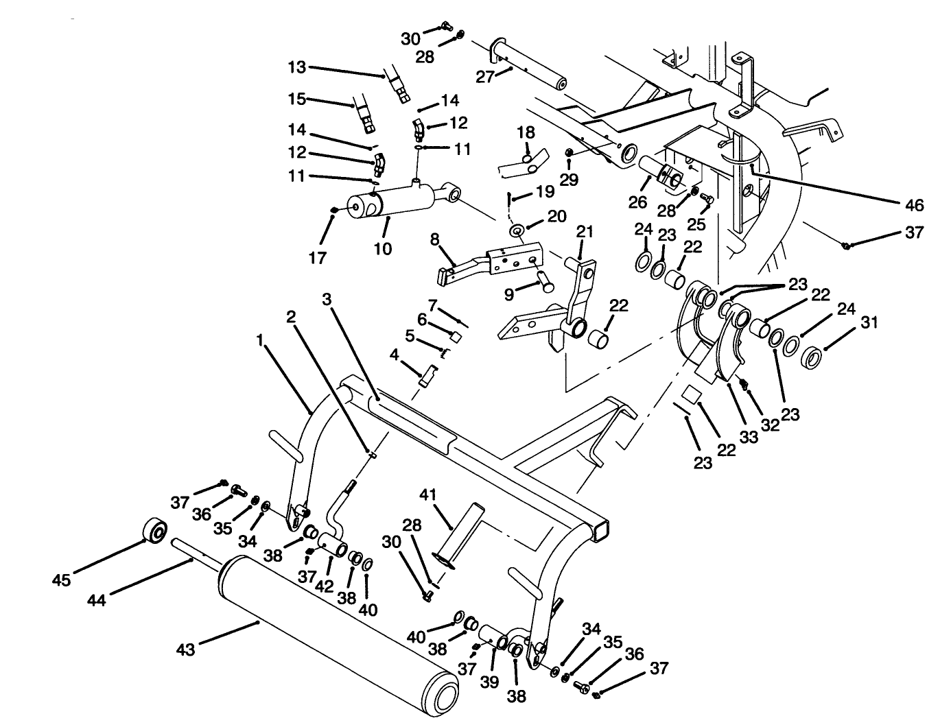 Pull Frame Assembly Rear