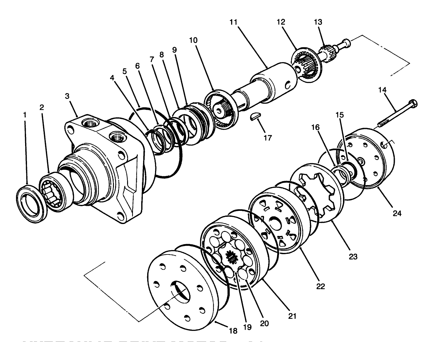 Hydraulic Drive Motor Assembly No. 92-9199