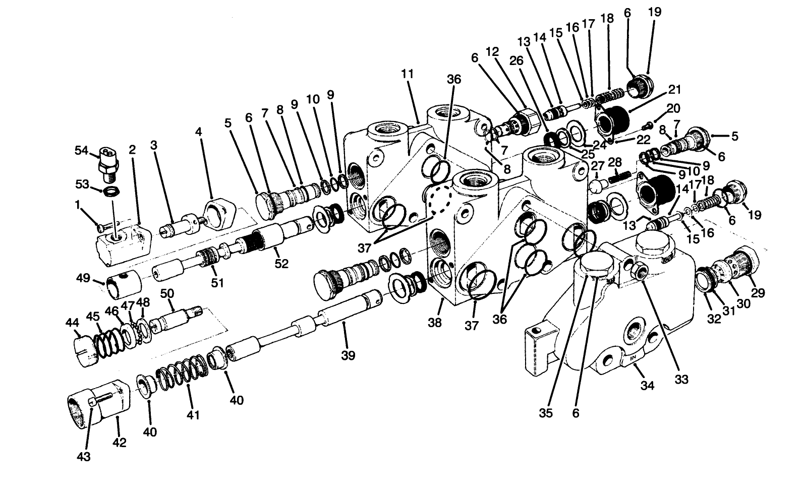 Control Valve Assembly No. 84-2203 (sections 1 And 2) (continued)