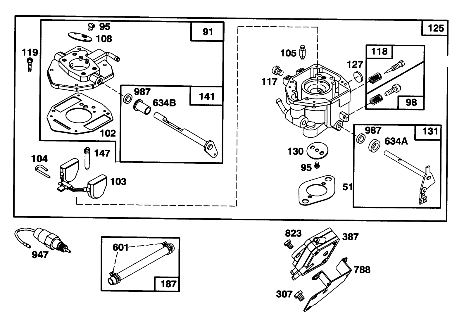 Engine Briggs & Stratton Model 303447-0479-01