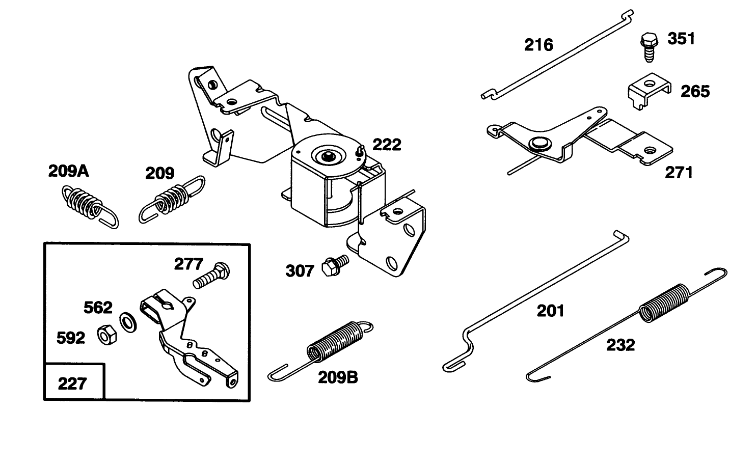 Engine Briggs & Stratton Model 303447-0479-01