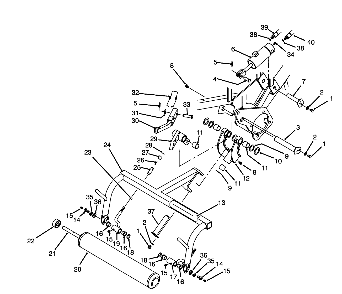 Pull Frame Assembly L.h.
