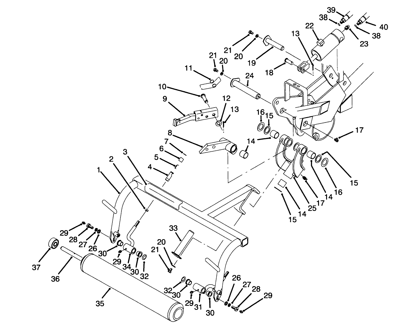 Pull Frame Assembly R.h.