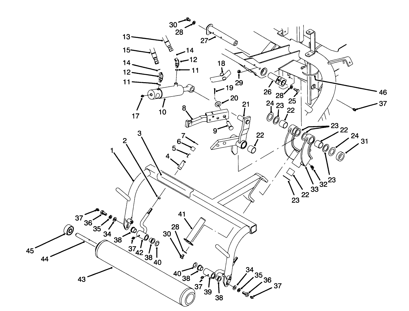 Pull Frame Assembly Rear