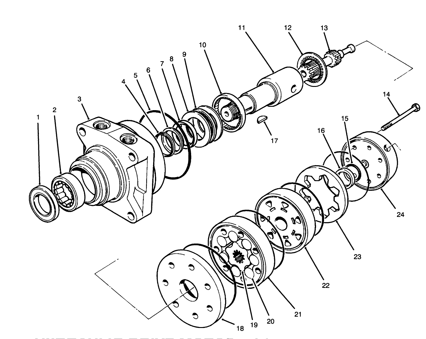 Hydraulic Drive Motor Assembly