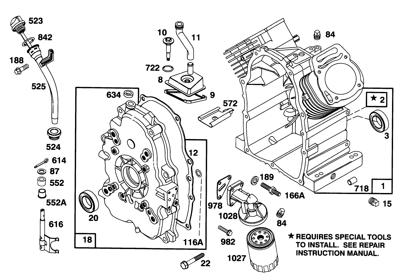 Engine Briggs & Stratton Model