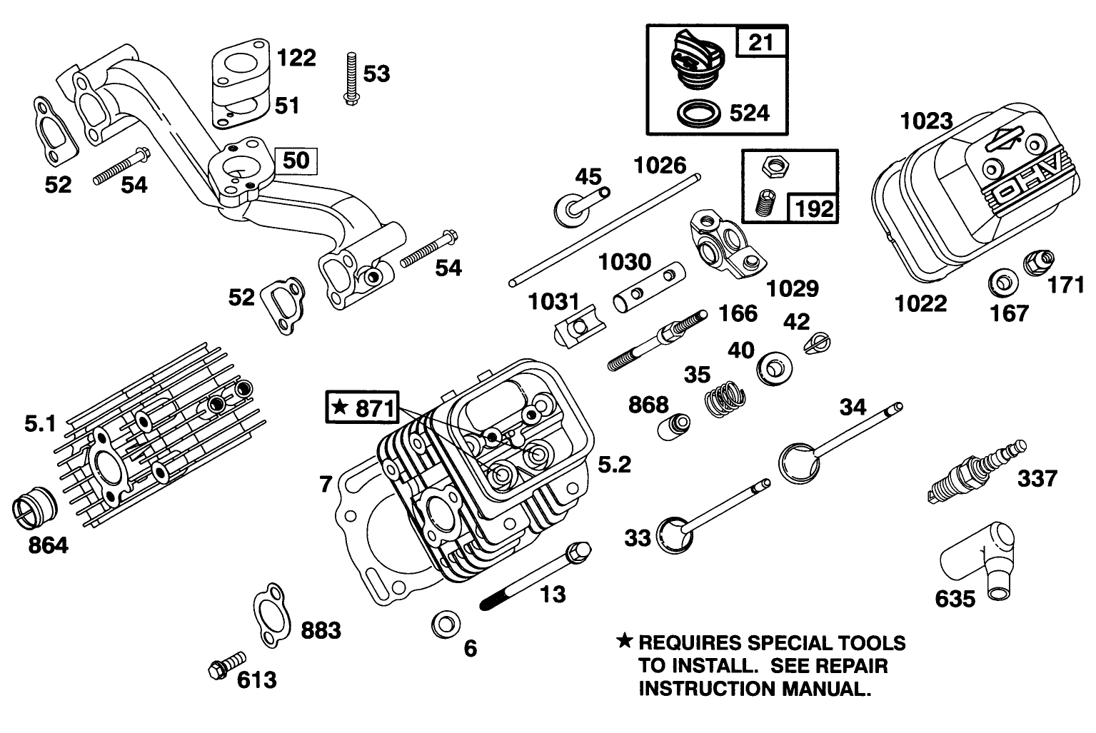 Engine Briggs & Stratton Model