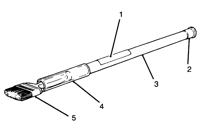 Backlapping Brush Assembly
