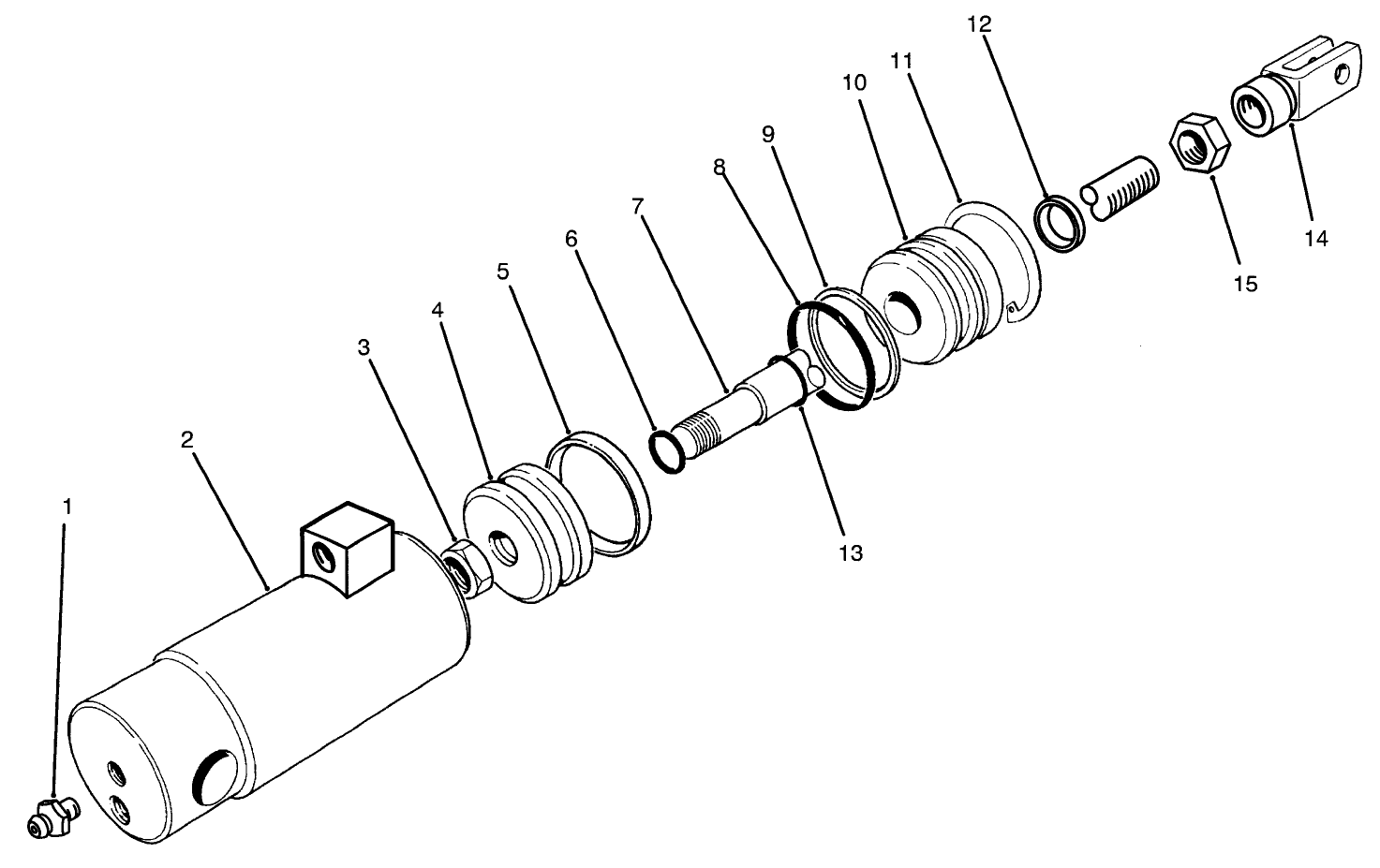 Front Hydraulic Cylinder No. 84-8290