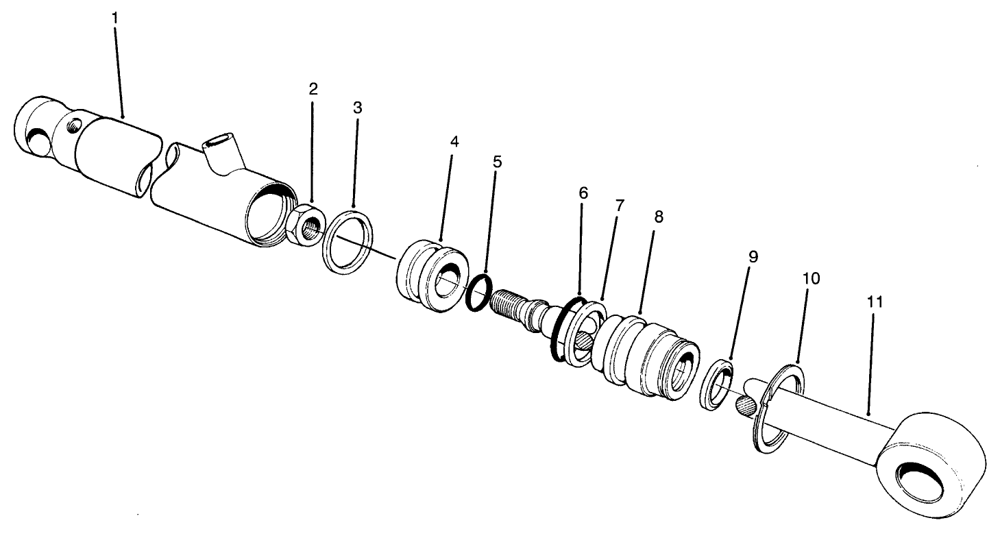 Rear Hydraulic Cylinder No. 83-7230
