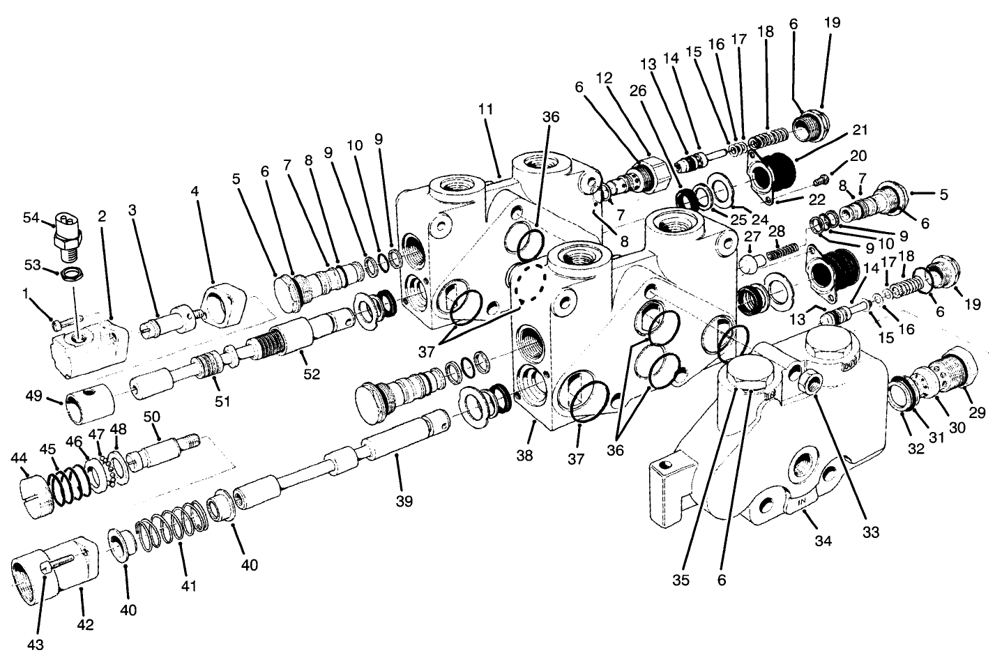 Control Valve Assembly No. 84-2203 (sections 1 And 2) (continued)